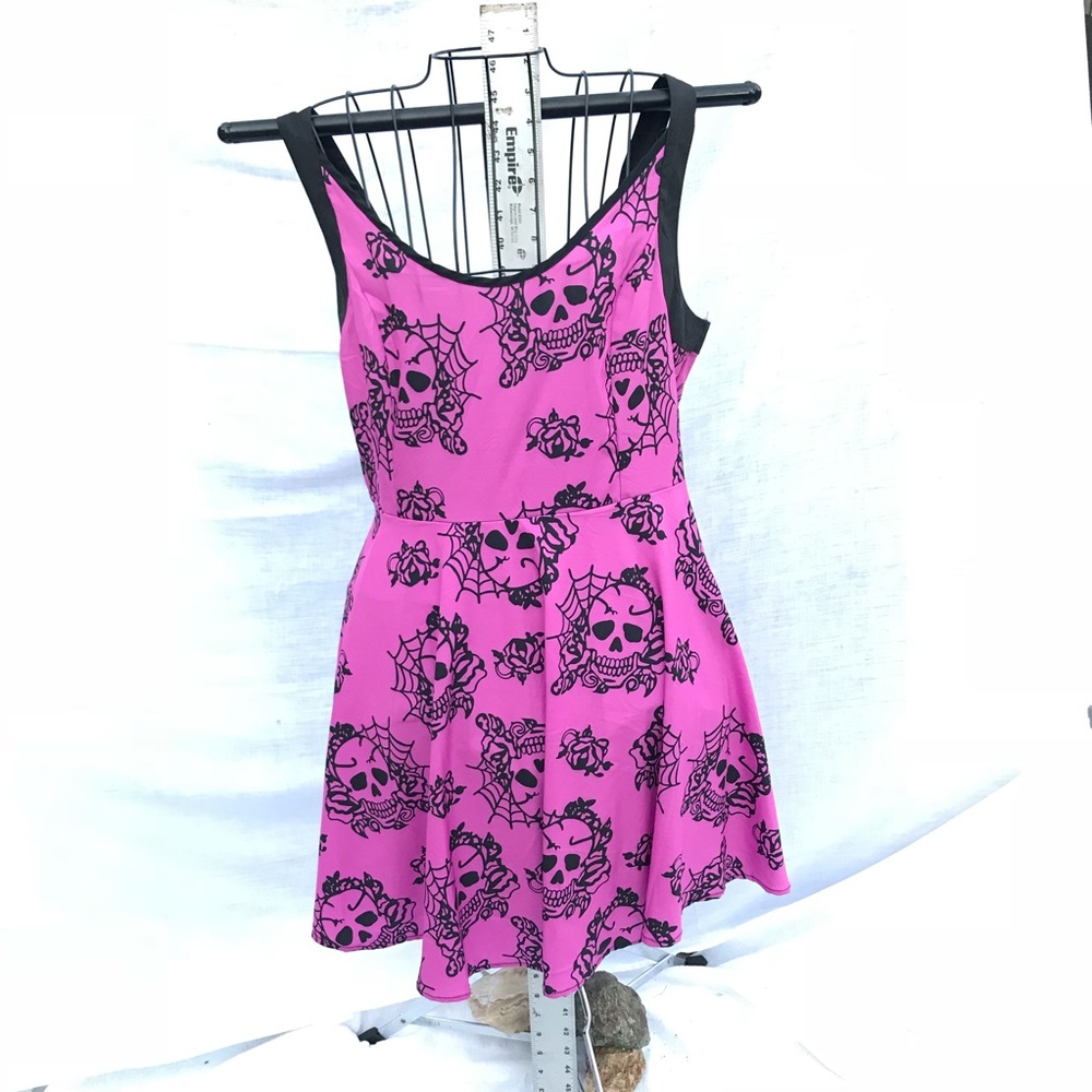 Skull web tattoo dress